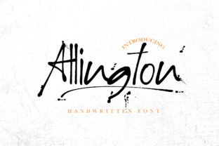 Allington: A Script Handwritten Font for Authentic Digital Branding