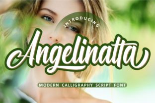 Angelinatta: A Playful Script Font for Creative Projects