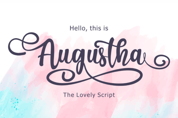 Augustha: A Script Font That Elevates Your Brand