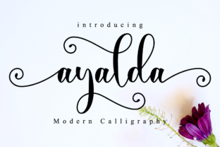 Ayalda: A Script Handwritten Font for Standout Branding