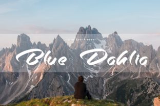 Blue Dahlia: A Script Font for Editorial Elegance