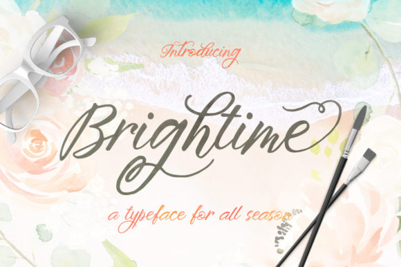 Brightime: The Script Handwritten Font That Elevates Your Brand