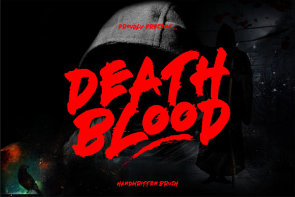 Deathblood: The Bold Script Font for Thrilling Visual Impact