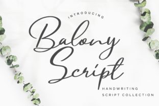 Discover the Magic of Balony: A Script Handwritten Font for Branding Success