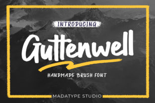 Guttenwell: A Bold Script Font for Dynamic Campaigns