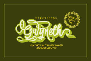 Gwyneth: A Script Handwritten Font for Creative Crafters and Product Designers