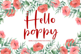 Hello Poppy: A Script Handwritten Font for Creative Web Design