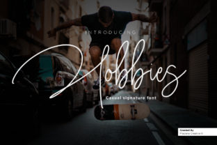 Hobbies: A Script Handwritten Font That Breathes Life Into Your Designs