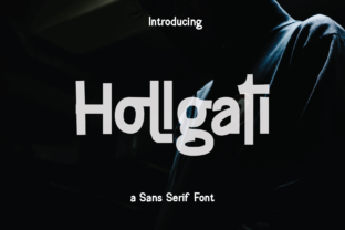 Hollgati: A Modern Sans Serif Font for Creative Branding