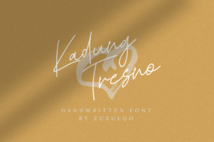 Kadung Tresno: A Script Handwritten Font for Digital Design