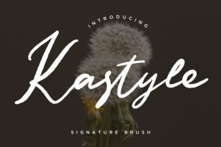 Kastyle: A Script Handwritten Font for Editorial Design