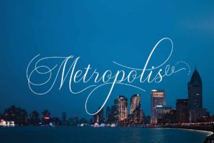 Metropolis: A Script Handwritten Font for Bold Brand Campaigns