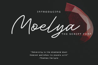 Moelya: A Handwritten Font That Adds Authenticity to Any Design
