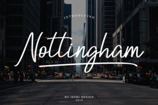 Nottingham Script: A Timeless Script Font for Handmade Creators