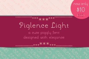 Piglence Light: A Timeless Script Handwritten Font for Digital Design