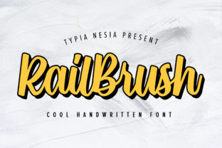 Rail Brush: A Vintage-Infused Script Font for Branding and Design