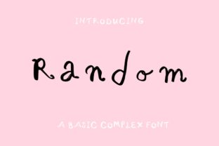 Random Font: A Fun & Eye-Catching Script Handwritten Style