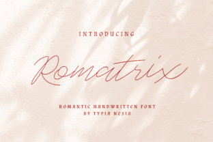 Romatrix: A Script Handwritten Font for Authentic Branding
