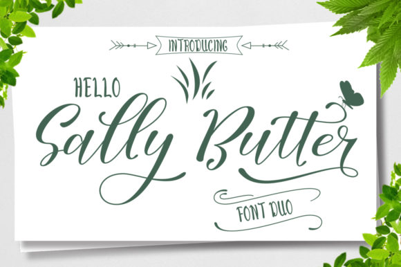 Sally Butter: A Script Font for Elegant Web Design