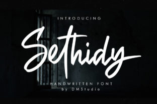 Sethidy: A Script Handwritten Font That Elevates Your Design Projects