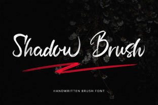 Shadow Brush: A Script Handwritten Font for Editorial Design and Branding