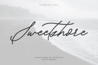 Sweetshore: A Script Font That Breathes Life Into Your Handmade Creations