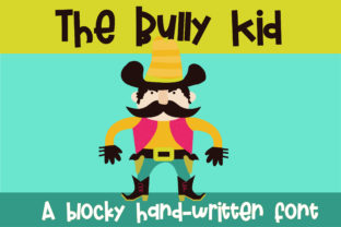 The Bully Kid Font: A Bold Script for Handmade Creators