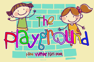 The Playground: A Whimsical Script Font for Creative Branding