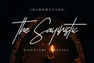 The Sayinistic: A Script Font for Authentic Editorial Design