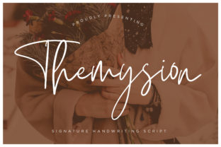 Themysion: A Script Font for Elegant Branding and Creative Design
