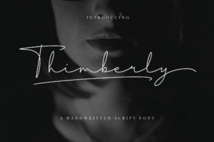 Thimberly: A Handwritten Font for Creative Crafters and Product Makers