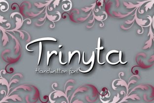 Trinyta: The Perfect Script Handwritten Font for Creative Crafters