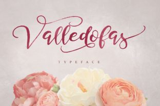 Valledofas: A Script Handwritten Font for Modern Web Design