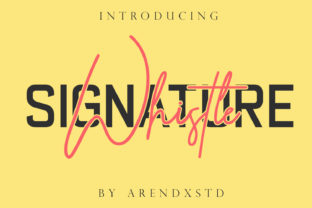 Whistle: A Script Handwritten Font with Timeless Editorial Appeal